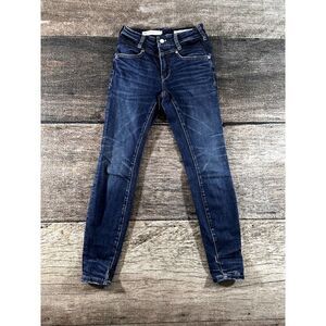Pilcro and the Letterpress Dark Blue Skinny Jeans